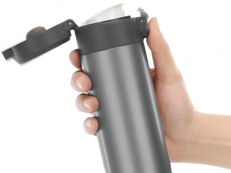 Купить Xiaomi Funjia One Click Pop-Up Mirror Thermos Cup 480ml (FJ-BW027) Gray