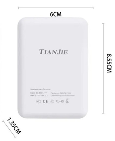 Купить Tianjie 4G LTE Pocket Wi-Fi Router (MF906-3)