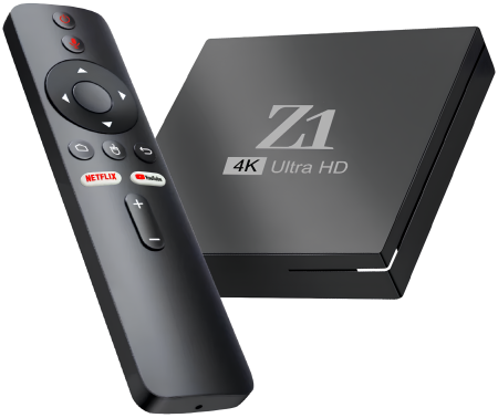 Купить Z1 Android TV Box, 4K, Voice Control, RAM 2GB, ROM 8GB, 2.4G/5G WiFi, BlueTooth, IPTV