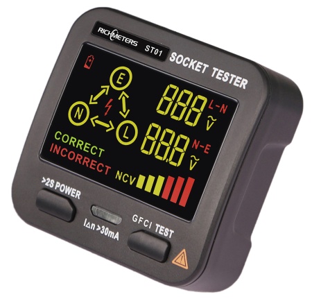 Купить RichMeters ST01 Тестер розеток