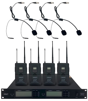 Купить Andowl Wireless Microphone Set 4pcs (Q-MIC65)