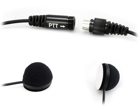 Купить BAOFENG Helmet Kit Full Face Motorcycle Headset Earpiece Mic, 2 Pin K-plug