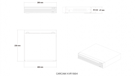 Купить CARCAM XVR1664