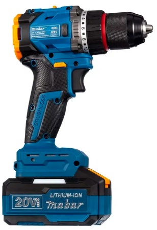 Купить MABAR 8013-4.0 Аккумуляторная бесщёточная ударная дрель-шуруповёрт