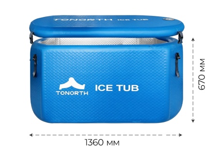 Купить Tonorth Inflatable Ice Tub 136x76x62cm 460L (TS-LCP02) Blue
