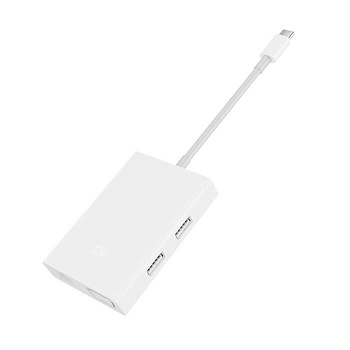 Xiaomi Mi USB-C to VGA and Gigabit Ethernet Multi-Adapter - White