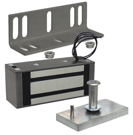 Купить CARCAM M1-150 Электромагнитный замок с уголком (серебряный антик)