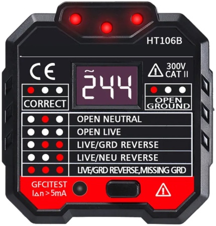 Купить RichMeters RM200Pro Тестер розеток 