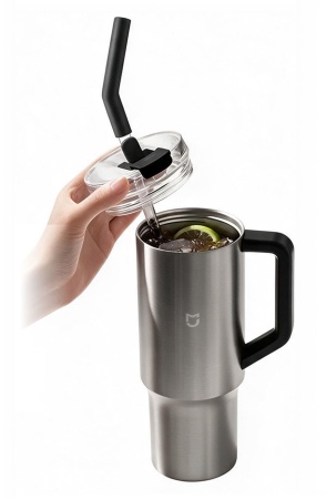 Купить Xiaomi Mijia Sippy Cup 1L (MJXGB01RM) Metallic Grey