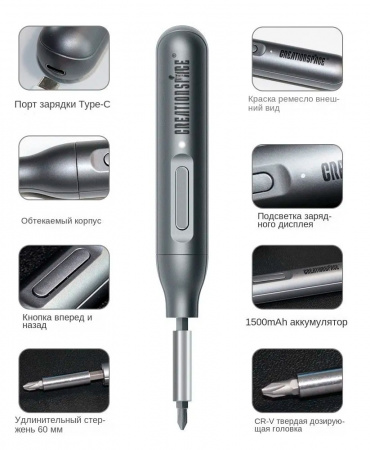 Купить Xiaomi СreationSpace Electric Screwdriver CS2001A