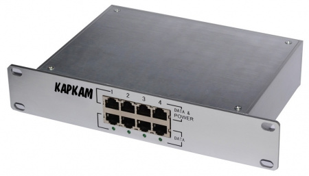 Купить IE-2448-4 КАРКАМ 24Вт IEEE802.3AF/802.3AT PoE инжектор