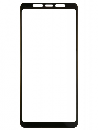 Купить Защитное стекло для Samsung J4 Plus (2018) с рамкой 9H Full Glue без упаковки