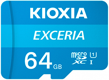 Купить KIOXIA EXCERIA ExtremeSpeed microSDXC UHS-I 64 GB U1 (LMEX1L064GC4)