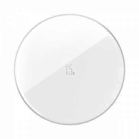 Купить Baseus Simple Wireless Charger 15W White (WXJK-B02)