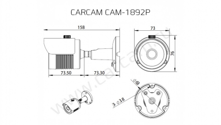 Купить CARCAM CAM-1892P