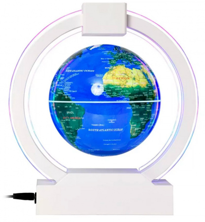 Купить GLOBE Floating And Rotating In Midair White