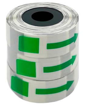 Купить Стикеры для Xprinter HP6 14*40mm/160pcs (3pcs) Black on Transparent