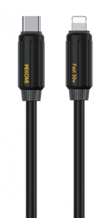 Купить Wekome Fast Data Cable Type-C to Lighting 30W (WDC-29) Black