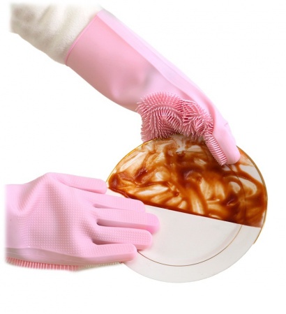 Купить Xiaomi Silicone Cleaning Glove Pink (HH674)