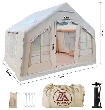 Купить Tourus Inflatable Camping Tent 320×250×220cm Beige TS-IT05