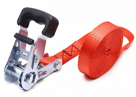 Купить Ремень с храповым механизмом CARCAM 2м Красный