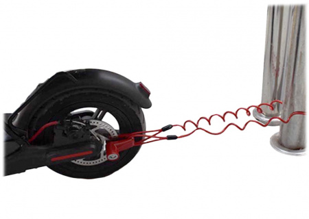 Купить Противоугонный замок на дисковый тормоз красный