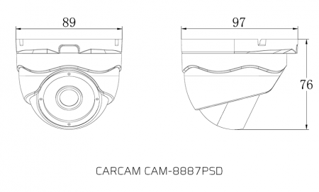 Купить CARCAM CAM-8887PSD