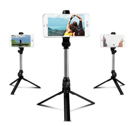 Купить Selfie Stick Tripod Bluetooth XT-10P Black