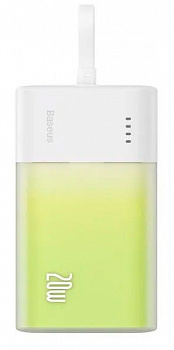 Купить Xiaomi Baseus Pocket Fast Charging Power Bank Type-C 5200 mAh (PPKDC05L) Green