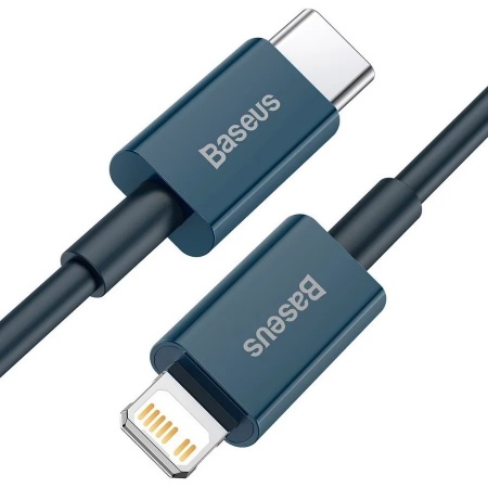 Купить Baseus Superior Series Fast Charging, Type-C - Lightning, 20W, 1 м, Blue (CATLYS-A03)