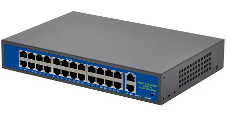 Купить CARCAM Standard 24+2 Uplink Gigabit AI PoE Switch (ССF2420GBLC)
