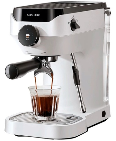 Купить Xiaomi Scishare Supercharged Semi-Automatic Coffeе Machine (S1181) White