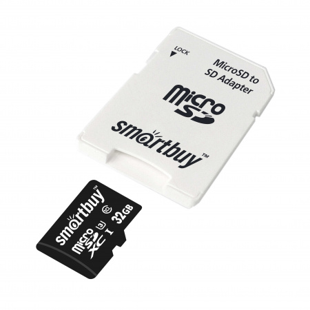 Купить SmartBuy microSDXC 32GB Class 10 U3 Pro