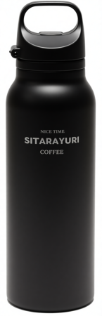 Купить Sitarayuri Vacuum Insulated Bottle 600ml (ZF-071) Black
