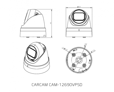 Купить CARCAM CAM-12690VPSD