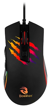 Купить Bosston Wired Gaming Mouse GM046 Black